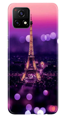 Eiffel Tower Mobile Back Case for Vivo Y52s 5G (Design - 86)