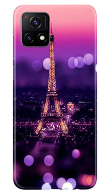 Eiffel Tower Mobile Back Case for Vivo Y31s 5G (Design - 86)