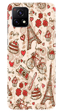 Love Paris Mobile Back Case for Vivo Y52s 5G  (Design - 103)