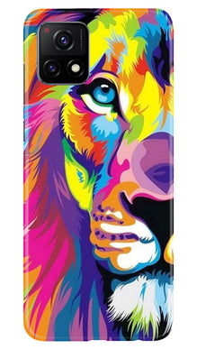 Colorful Lion Mobile Back Case for Vivo Y52s 5G  (Design - 110)