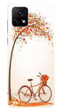 Bicycle Mobile Back Case for Vivo Y52s 5G (Design - 161)