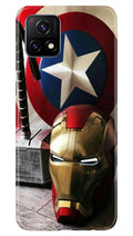 Captain America Shield Case for Vivo Y52s 5G (Design No. 222)