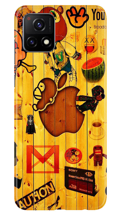 Wooden Texture Mobile Back Case for Vivo Y31s 5G (Design - 326)