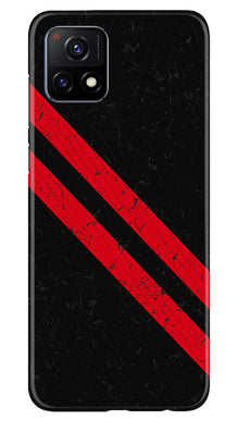 Black Red Pattern Mobile Back Case for Vivo Y52s 5G (Design - 332)