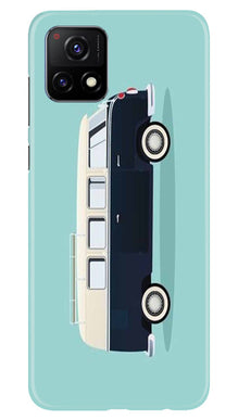 Travel Bus Mobile Back Case for Vivo Y52s 5G (Design - 338)