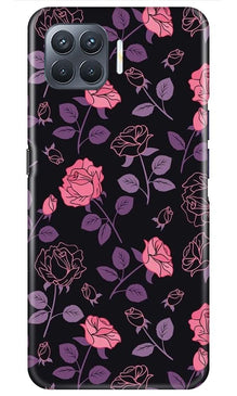 Rose Pattern Mobile Back Case for Oppo A93 (Design - 2)