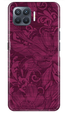Purple Backround Mobile Back Case for Oppo A93 (Design - 22)