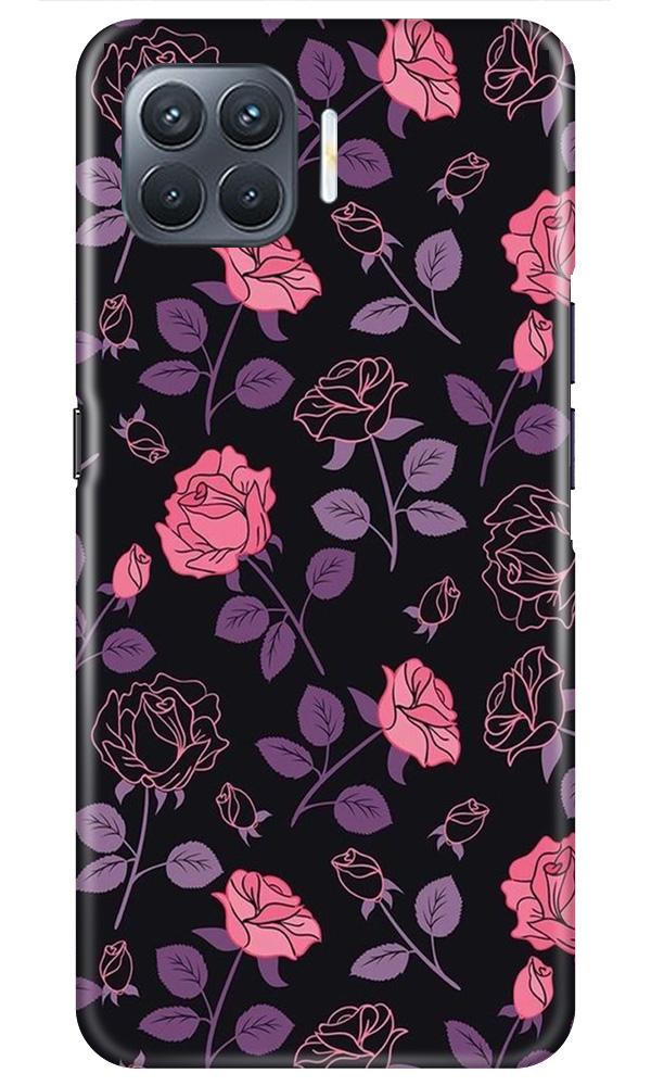 Rose Black Background Case for Oppo A93