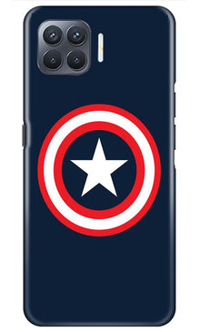 Captain America Mobile Back Case for Oppo A93 (Design - 42)