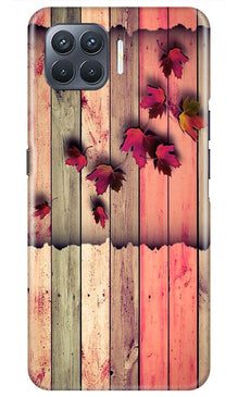Wooden look2 Mobile Back Case for Oppo A93 (Design - 56)