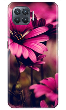Purple Daisy Mobile Back Case for Oppo A93 (Design - 65)