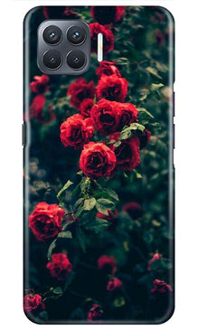 Red Rose Mobile Back Case for Oppo A93 (Design - 66)