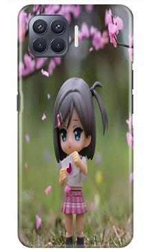 Cute Girl Mobile Back Case for Oppo A93 (Design - 92)
