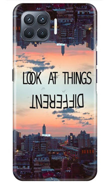 Look at things different Mobile Back Case for Oppo A93 (Design - 99)