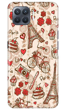 Love Paris Mobile Back Case for Oppo A93  (Design - 103)