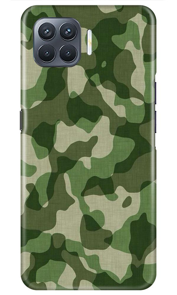 Army Camouflage Case for Oppo A93  (Design - 106)