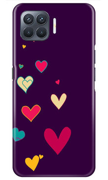 Purple Background Mobile Back Case for Oppo A93  (Design - 107)