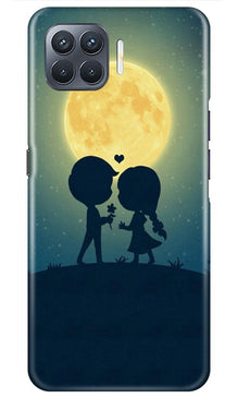Love Couple Mobile Back Case for Oppo A93  (Design - 109)