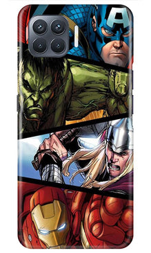 Avengers Superhero Mobile Back Case for Oppo A93  (Design - 124)