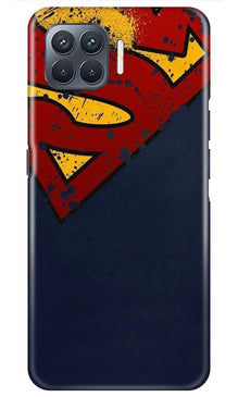 Superman Superhero Mobile Back Case for Oppo A93  (Design - 125)