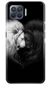 Dark White Lion Case for Oppo A93  (Design - 140)