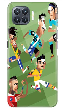 Football Mobile Back Case for Oppo A93  (Design - 166)