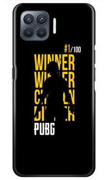 Pubg Winner Winner Mobile Back Case for Oppo A93  (Design - 177)