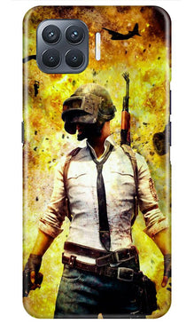 Pubg Mobile Back Case for Oppo A93  (Design - 180)