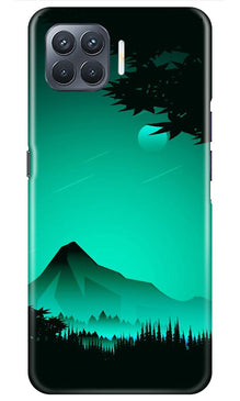 Moon Mountain Mobile Back Case for Oppo A93 (Design - 204)