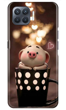 Cute Bunny Mobile Back Case for Oppo A93 (Design - 213)