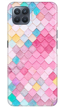 Pink Pattern Mobile Back Case for Oppo A93 (Design - 215)