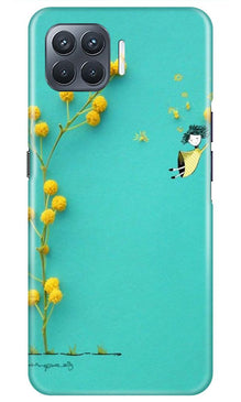 Flowers Girl Mobile Back Case for Oppo A93 (Design - 216)