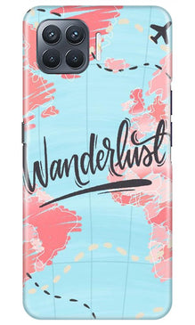Wonderlust Travel Mobile Back Case for Oppo A93 (Design - 223)