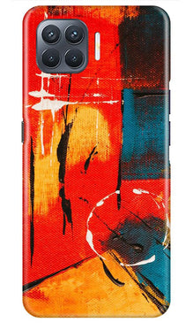 Modern Art Mobile Back Case for Oppo A93 (Design - 239)