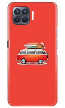 Travel Bus Mobile Back Case for Oppo A93 (Design - 258)