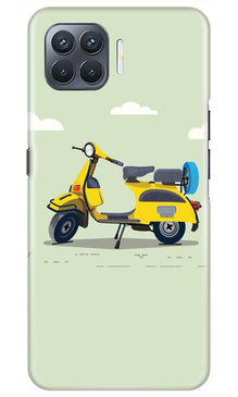 Vintage Scooter Mobile Back Case for Oppo A93 (Design - 260)