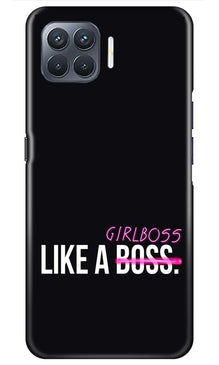 Like a Girl Boss Mobile Back Case for Oppo A93 (Design - 265)