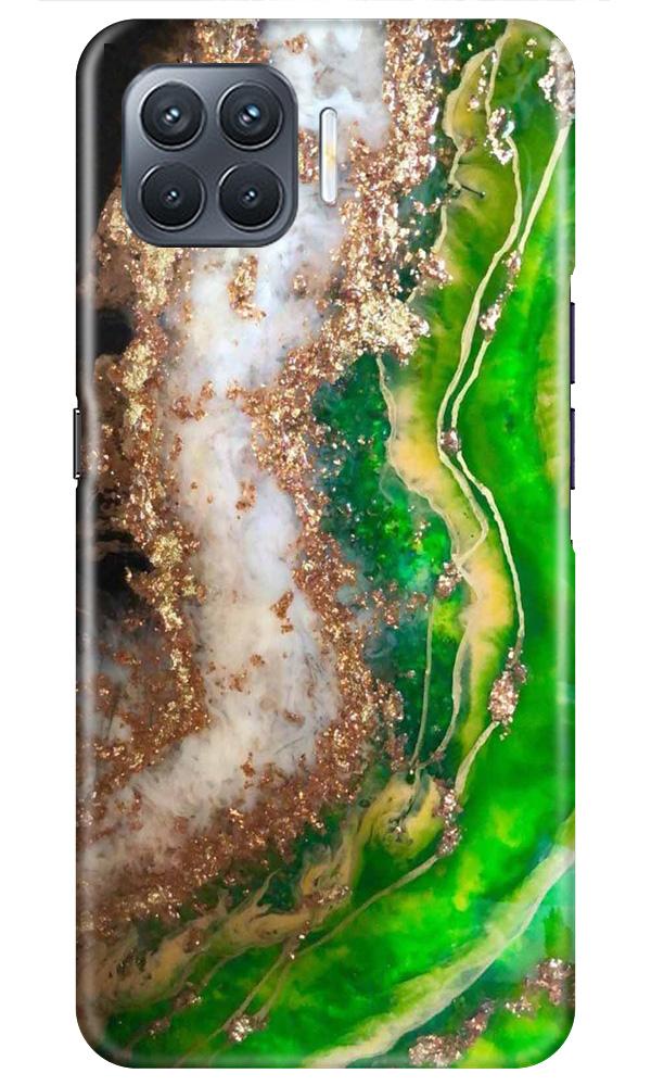 Marble Texture Mobile Back Case for Oppo A93 (Design - 307)