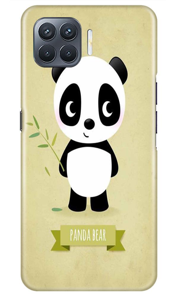 Panda Bear Mobile Back Case for Oppo A93 (Design - 317)