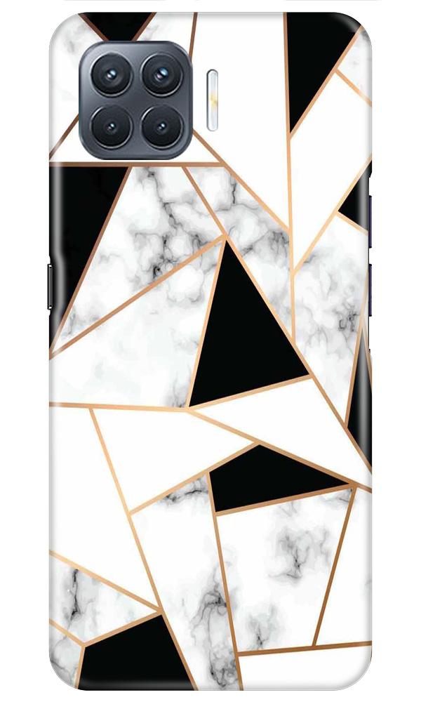 Marble Texture Mobile Back Case for Oppo A93 (Design - 322)