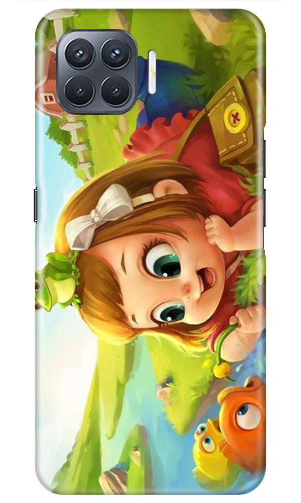Baby Girl Mobile Back Case for Oppo A93 (Design - 339)