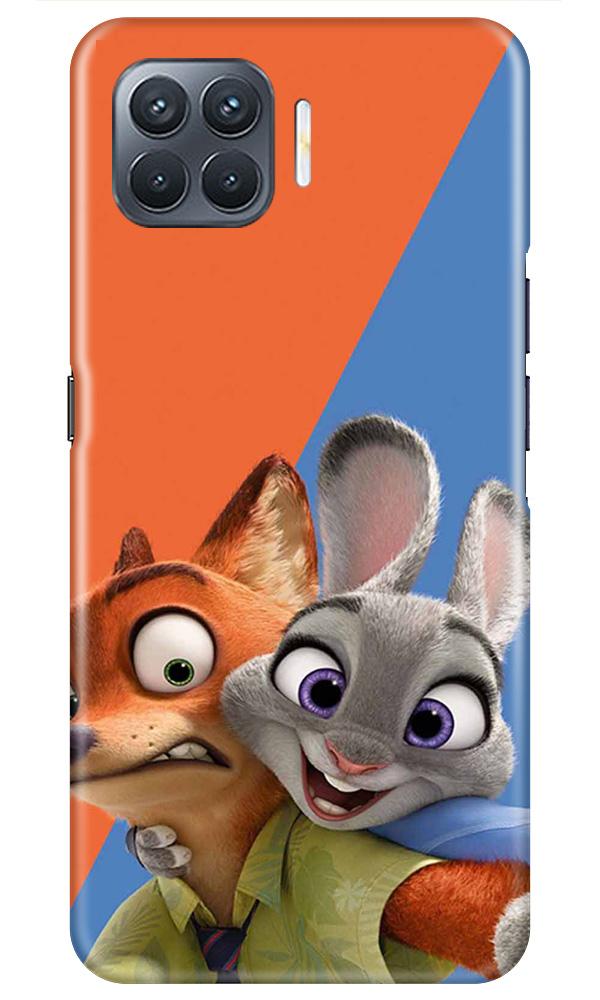 Cartoon Mobile Back Case for Oppo A93 (Design - 346)