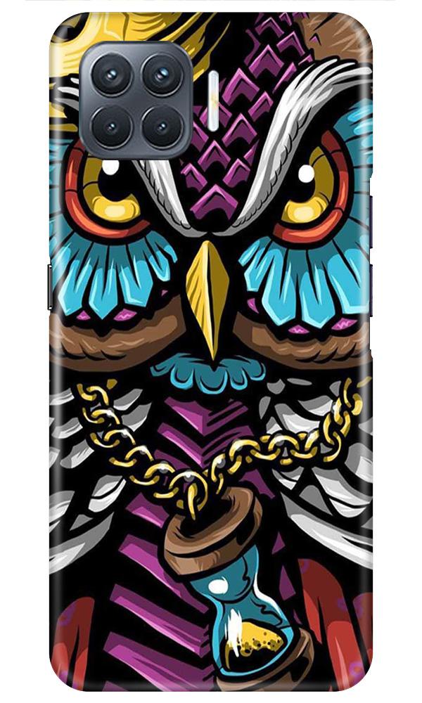 Owl Mobile Back Case for Oppo A93 (Design - 359)
