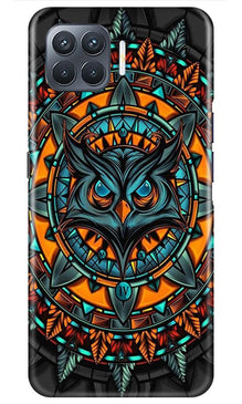 Owl Mobile Back Case for Oppo A93 (Design - 360)