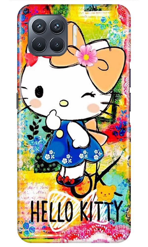 Hello Kitty Mobile Back Case for Oppo A93 (Design - 362)