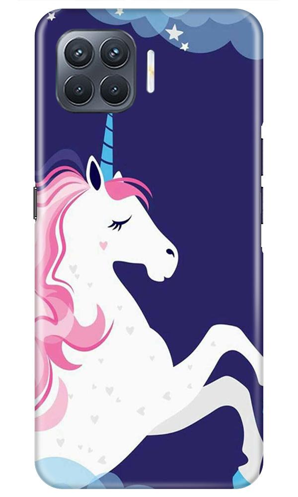 Unicorn Mobile Back Case for Oppo A93 (Design - 365)