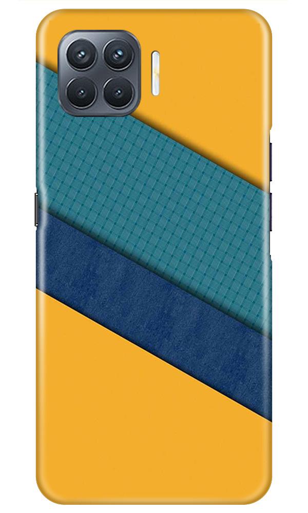 Diagonal Pattern Mobile Back Case for Oppo A93 (Design - 370)