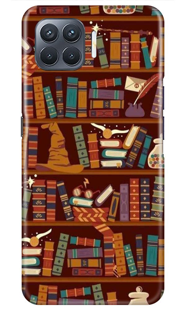 Book Shelf Mobile Back Case for Oppo A93 (Design - 390)