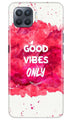 Good Vibes Only Mobile Back Case for Oppo A93 (Design - 393)