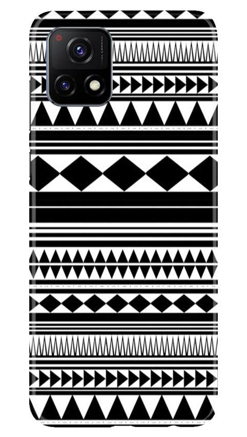 Black white Pattern Case for Vivo Y72